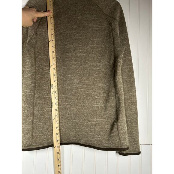 Patagonia Better Sweater Mens Sz S  1/4 Zip Pullover Fleece Brown - Picture 4 of 8